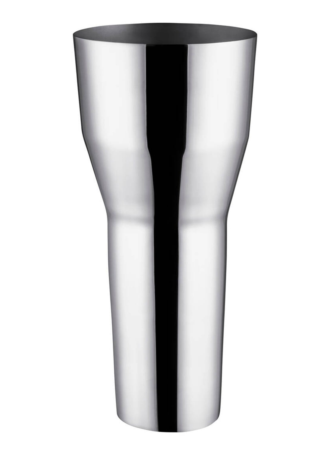 Iittala Solare vaas 26 cm - voorkant zilver