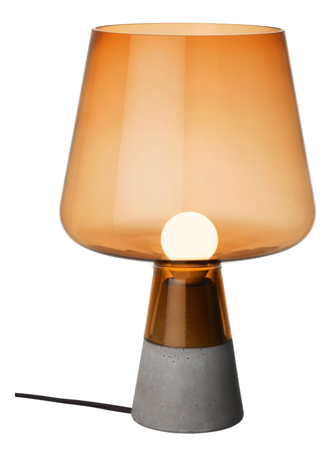 Iittala Tafellamp 38 x Ø20 cm - voorkant 4 orange