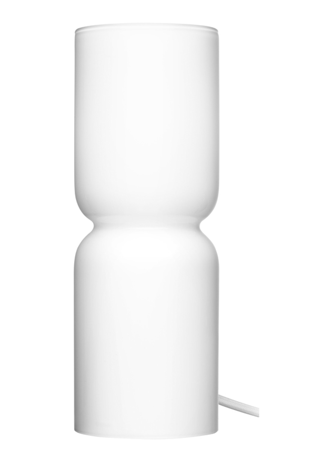 Iittala Tafellamp Opal 25 x Ø9 cm - voorkant wit