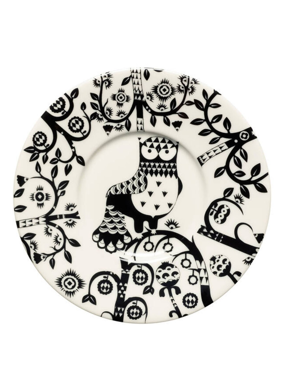 Iittala Taika cappuccinoschotel 15 cm - voorkant zwart