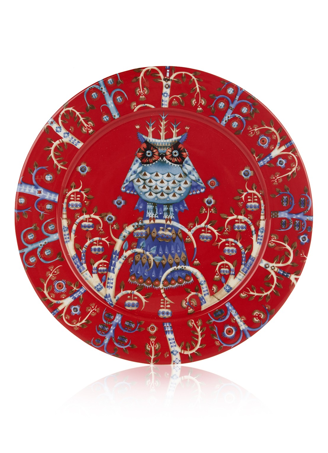 Iittala Taika dinerbord 27 cm - voorkant rood