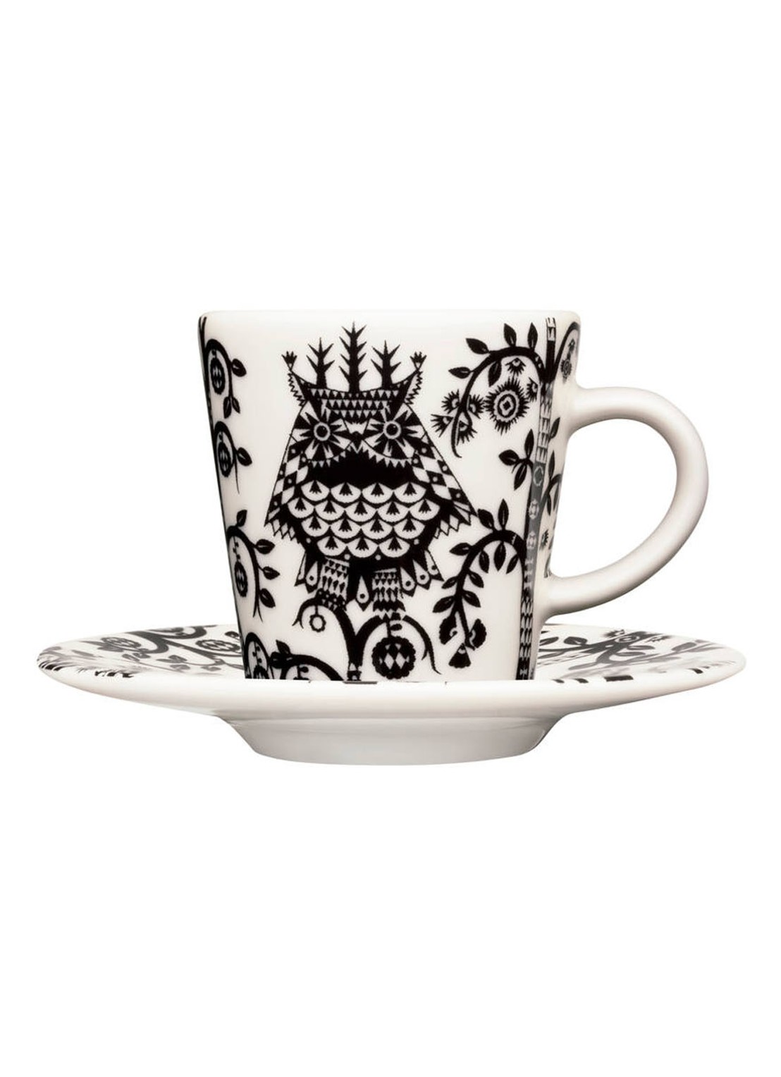 Iittala Taika espressokopje 10 cl - voorkant 2 zwart