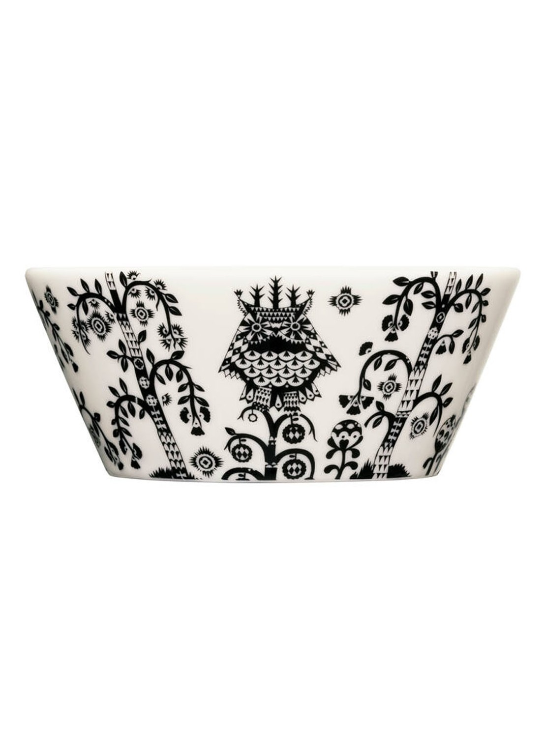 Iittala Taika kom 12 cm - voorkant zwart