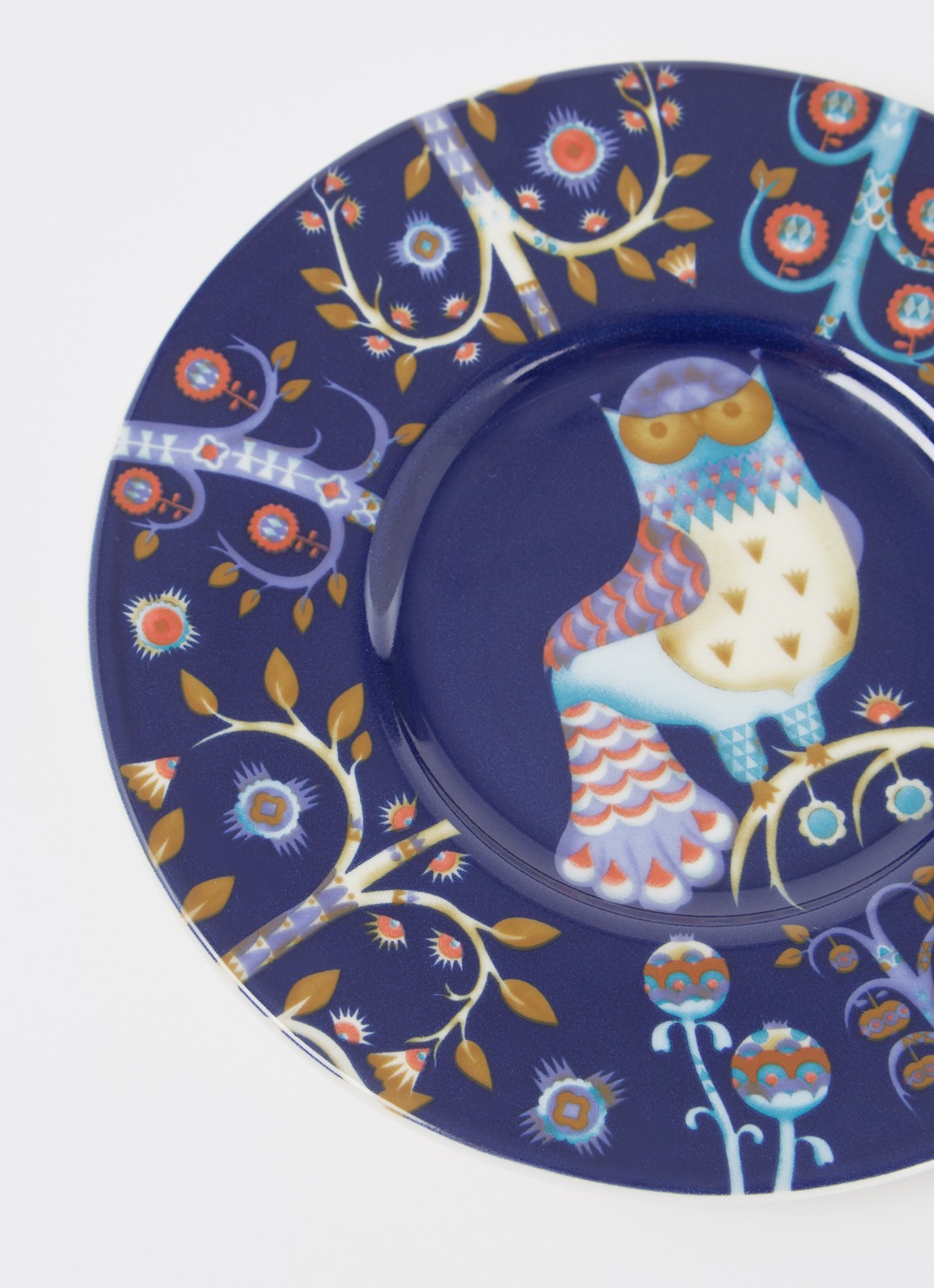 Iittala Taika ontbijtbord 16,5 cm - detail donkerblauw