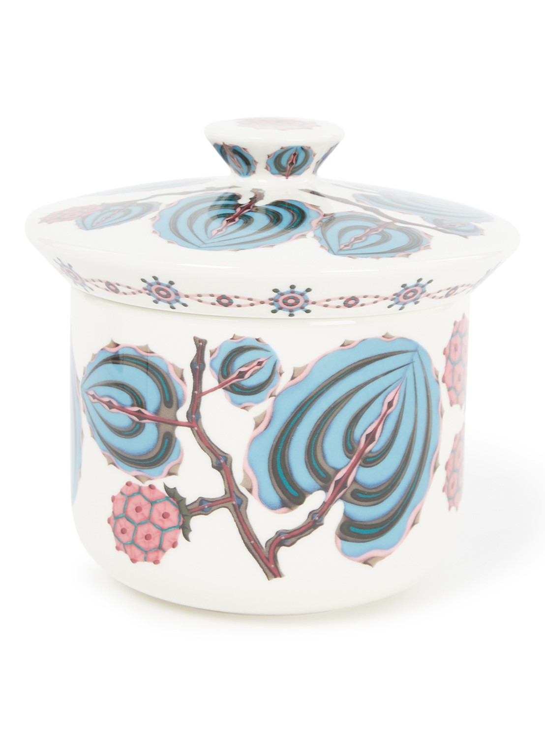 Iittala Taika opbergpot van porselein 16 cm - voorkant gebroken wit