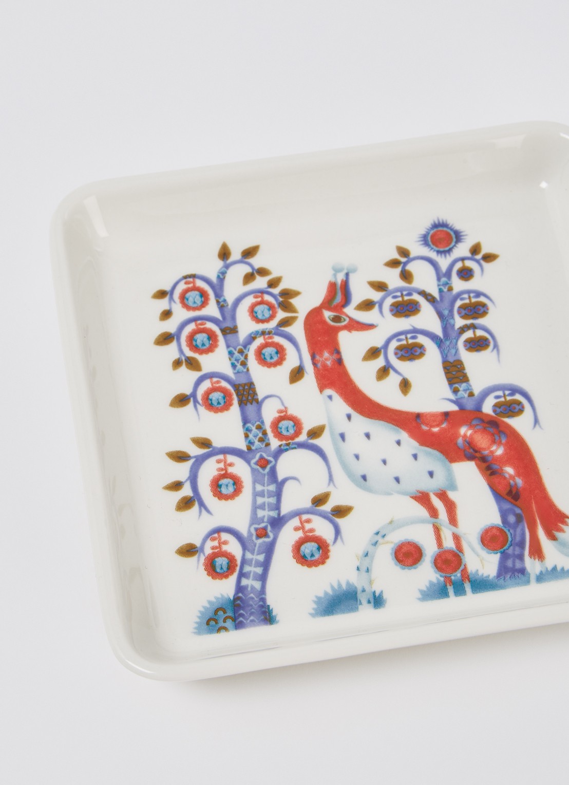 Iittala Taika serveerschaal 12 cm - detail kobaltblauw