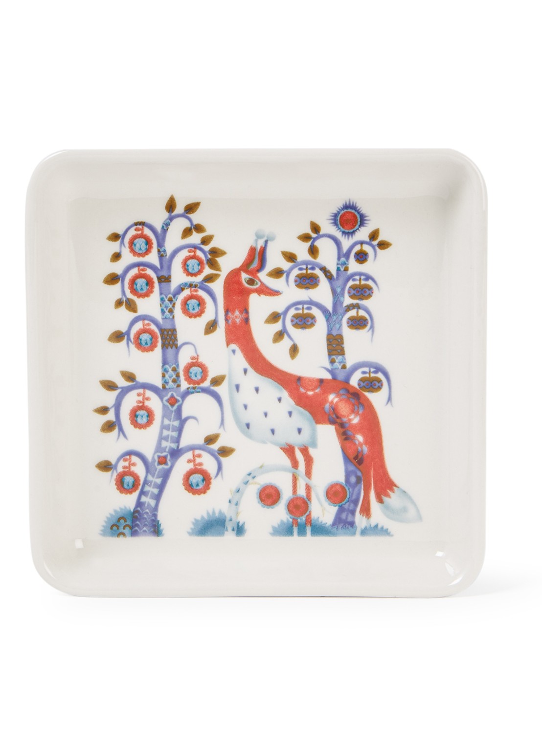 Iittala Taika serveerschaal 12 cm - voorkant 3 kobaltblauw