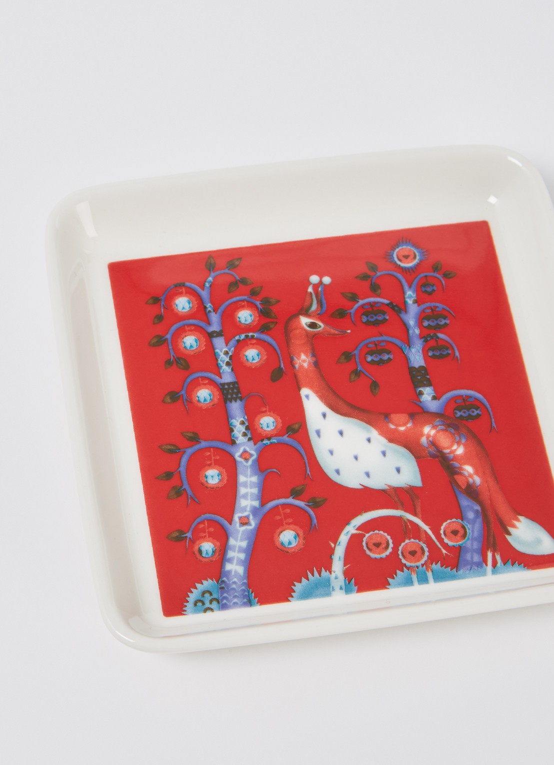 Iittala Taika serveerschaal 12 cm - detail 3 rood