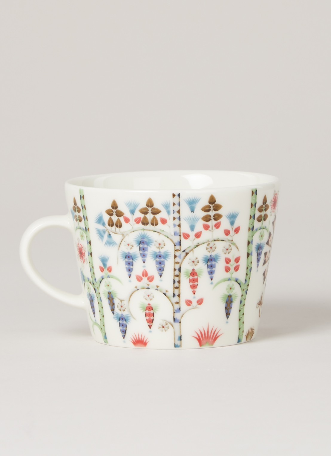 Iittala Taika Siimes koffiekop 20 cl - detail wit