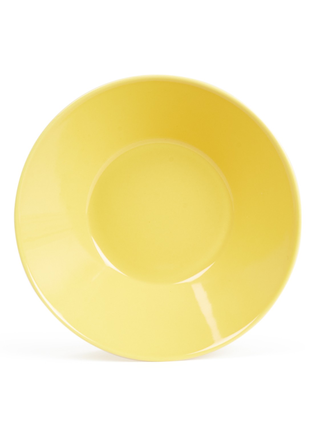 Iittala Teema diep bord 21 cm  - voorkant geel