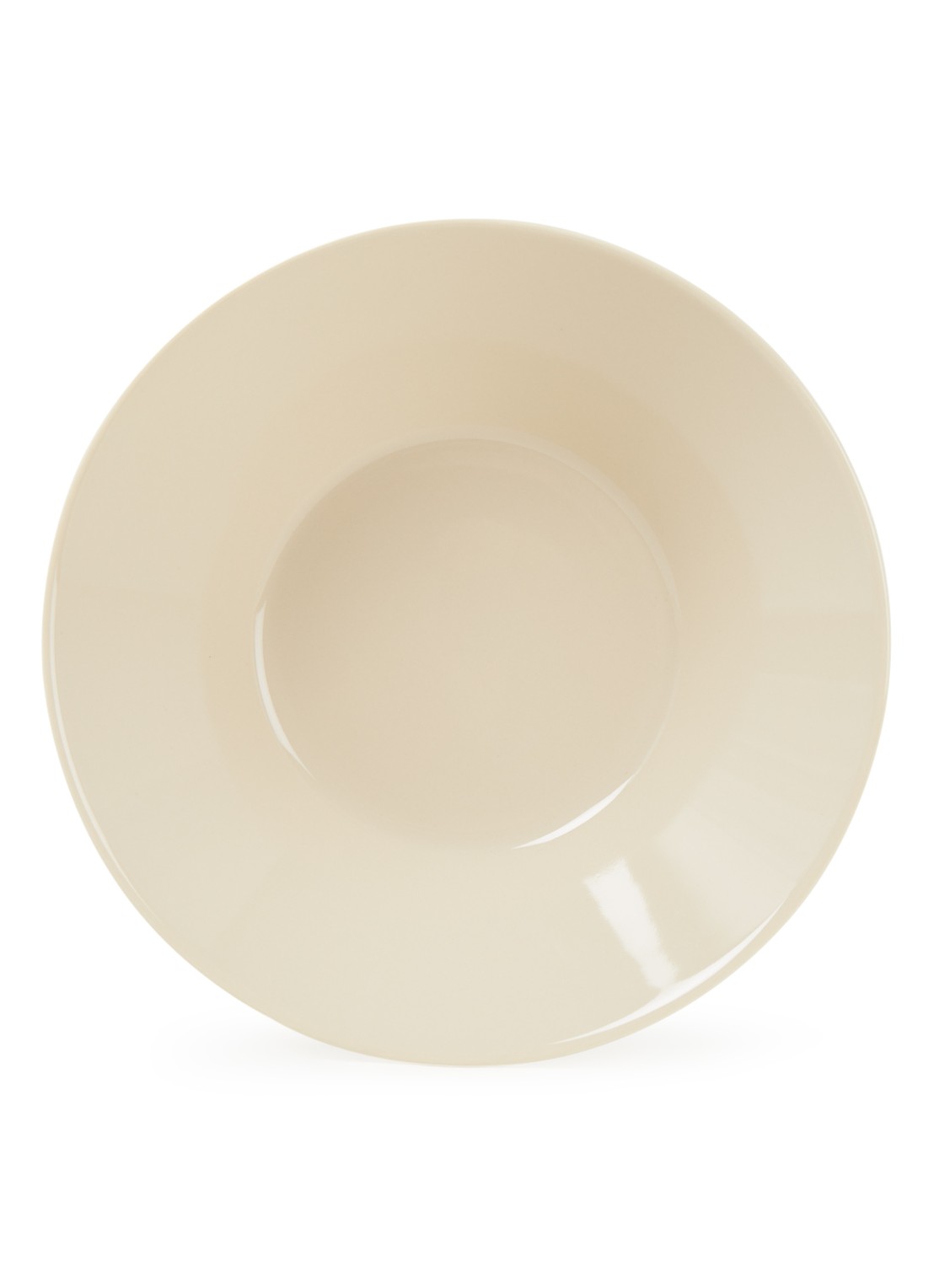 Iittala Teema diep bord 21 cm - voorkant beige