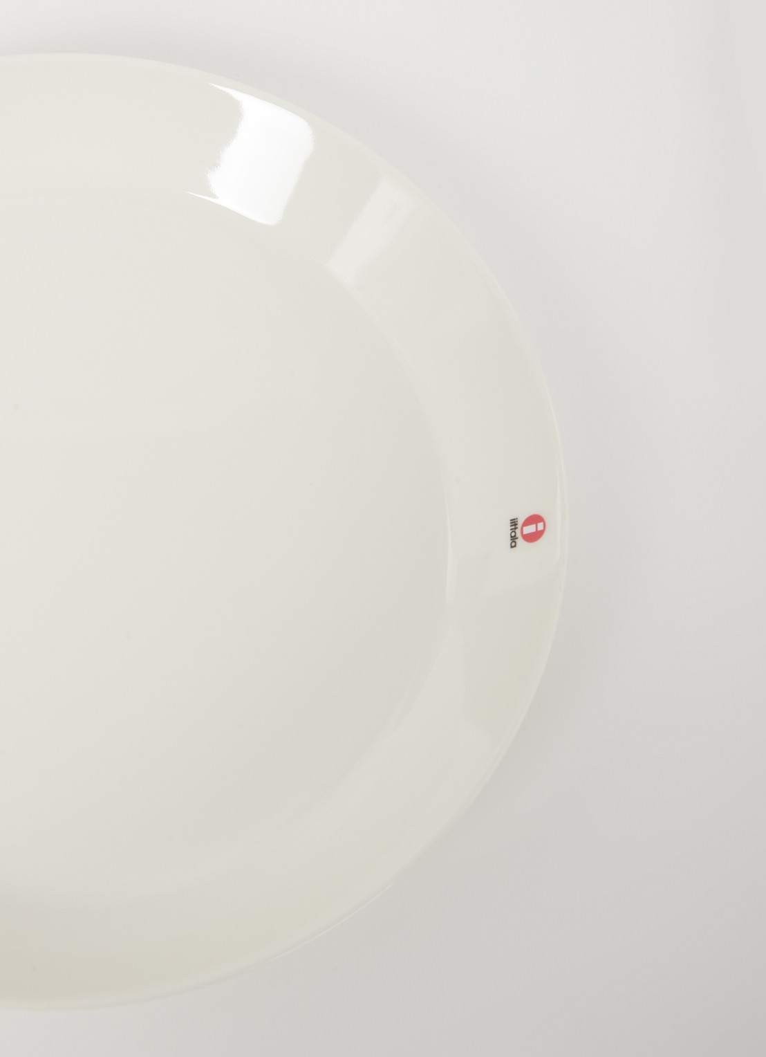Iittala Teema dinerbord 26 cm set van 4 - detail 2 wit