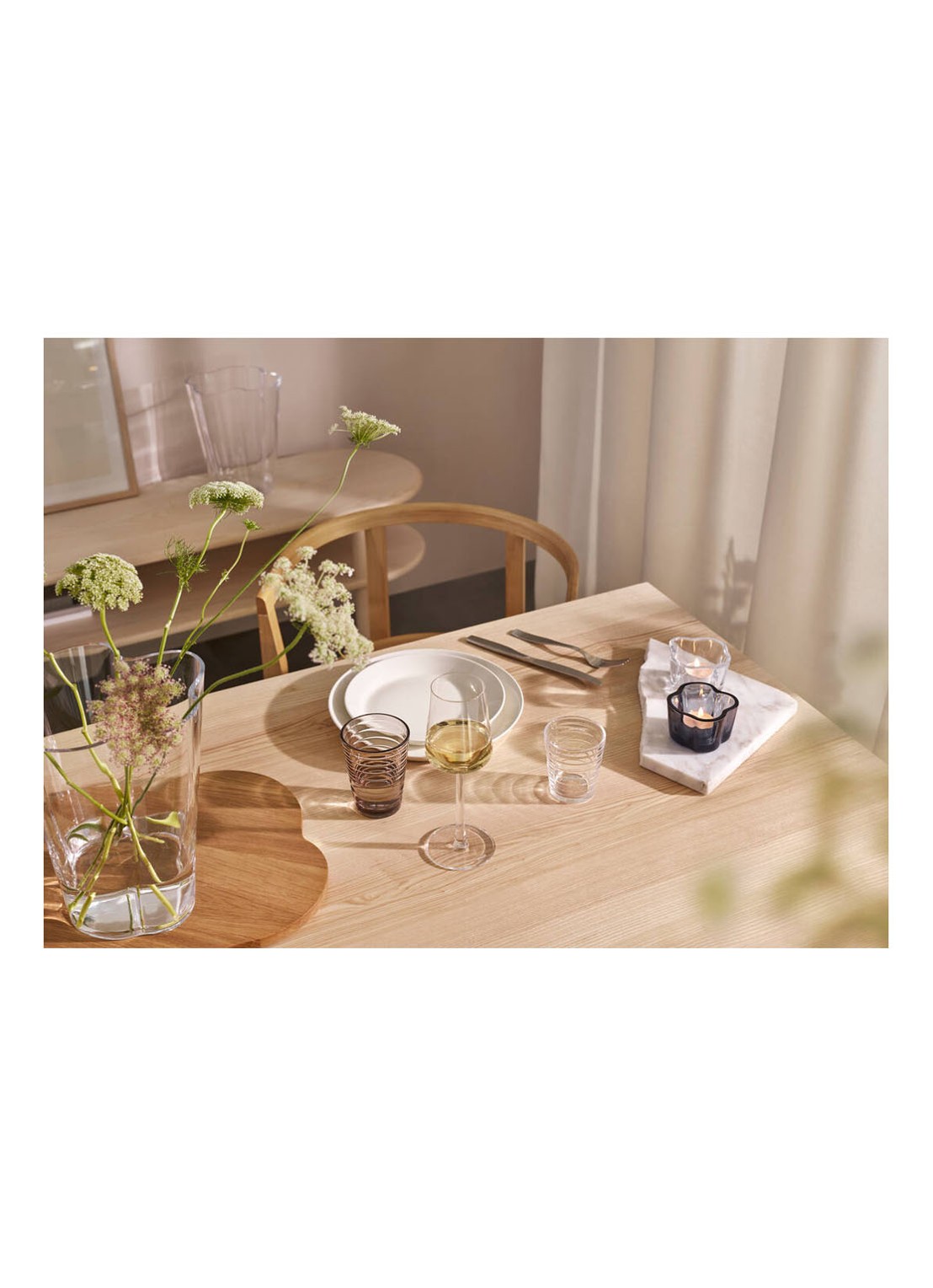 Iittala Teema dinerbord 26 cm - detail 3 wit
