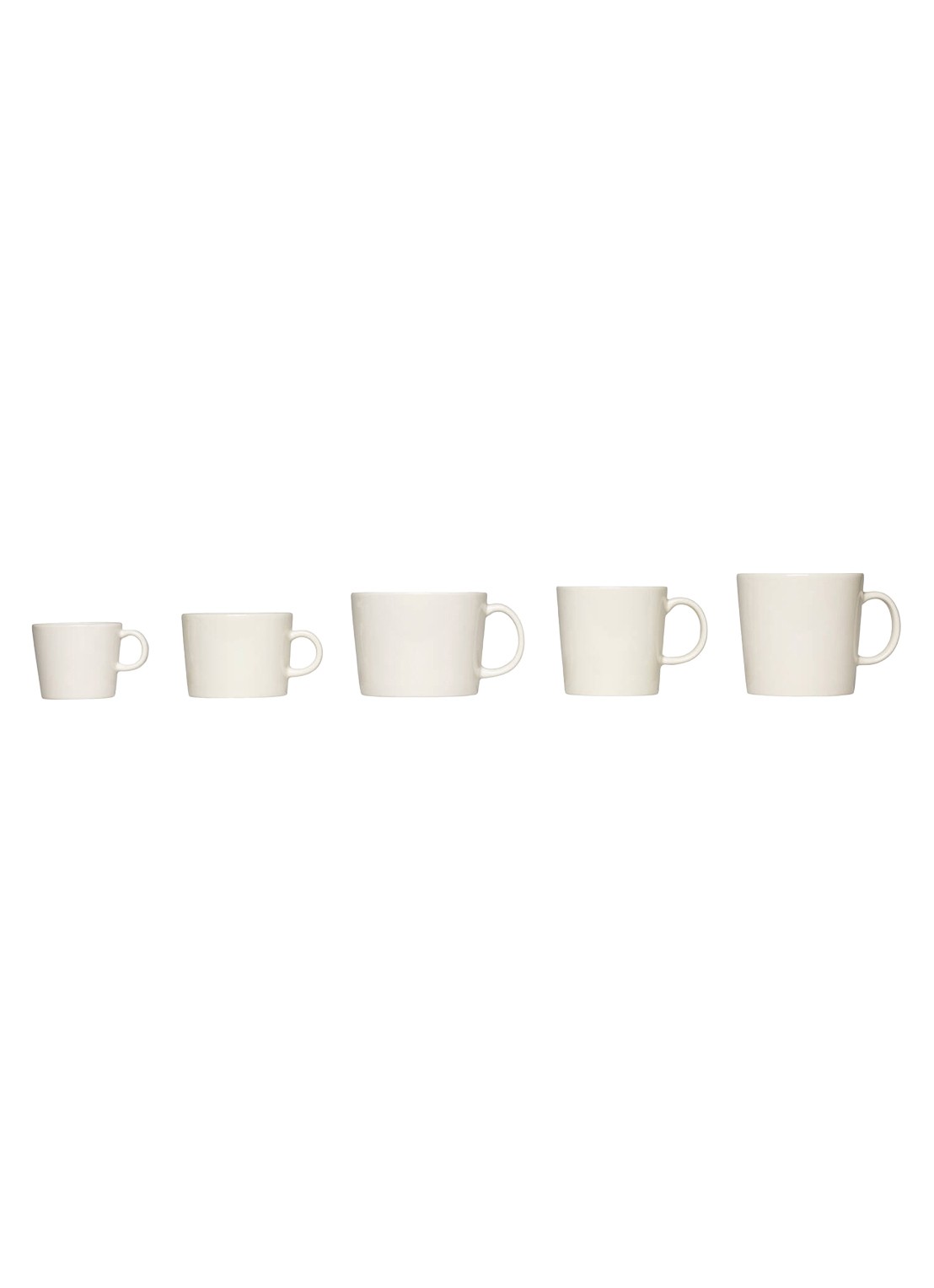 Iittala Teema espressokopje 10 cl - achterkant wit