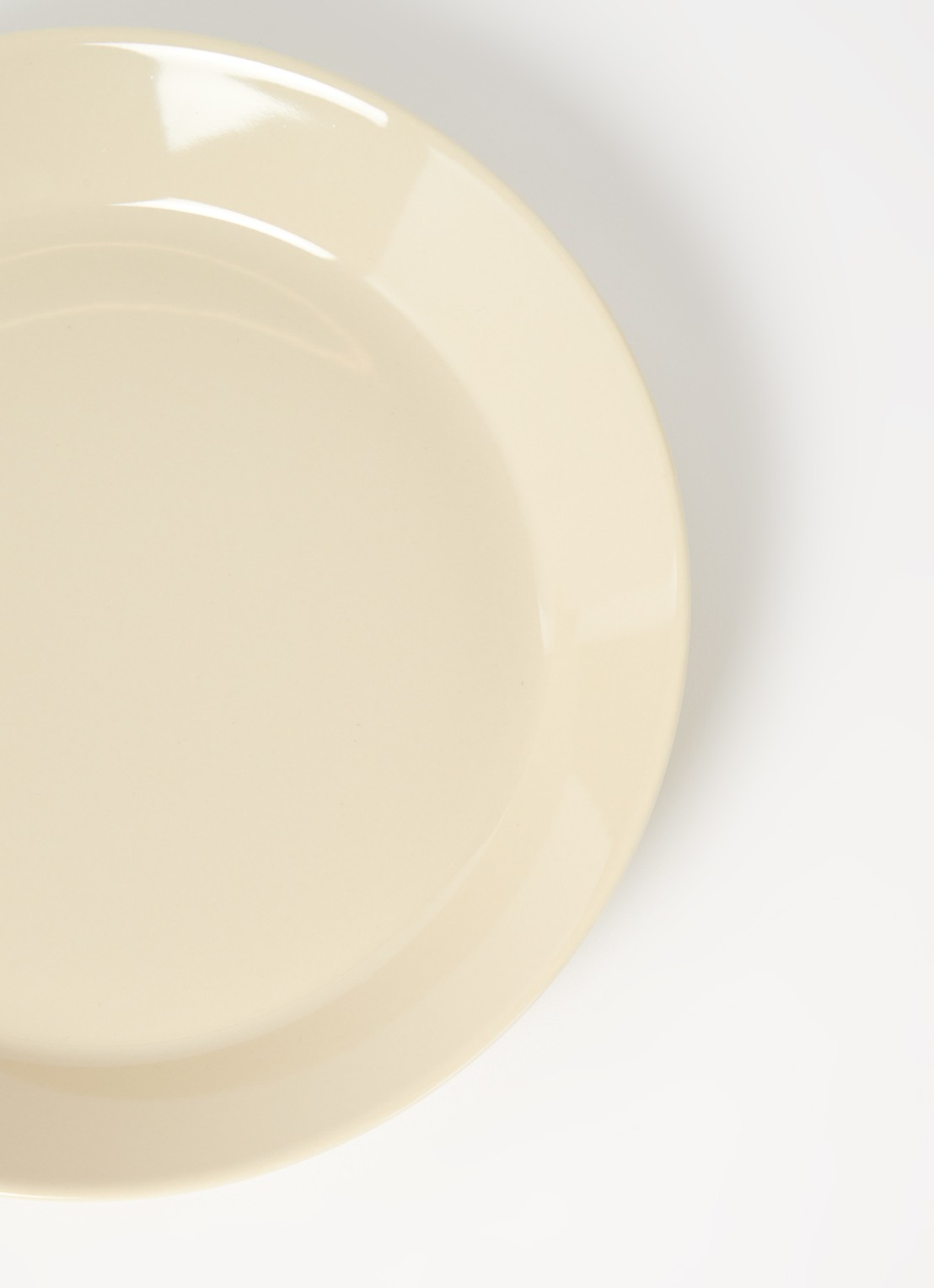 Iittala Teema ontbijtbord 21 cm - detail vanillegeel