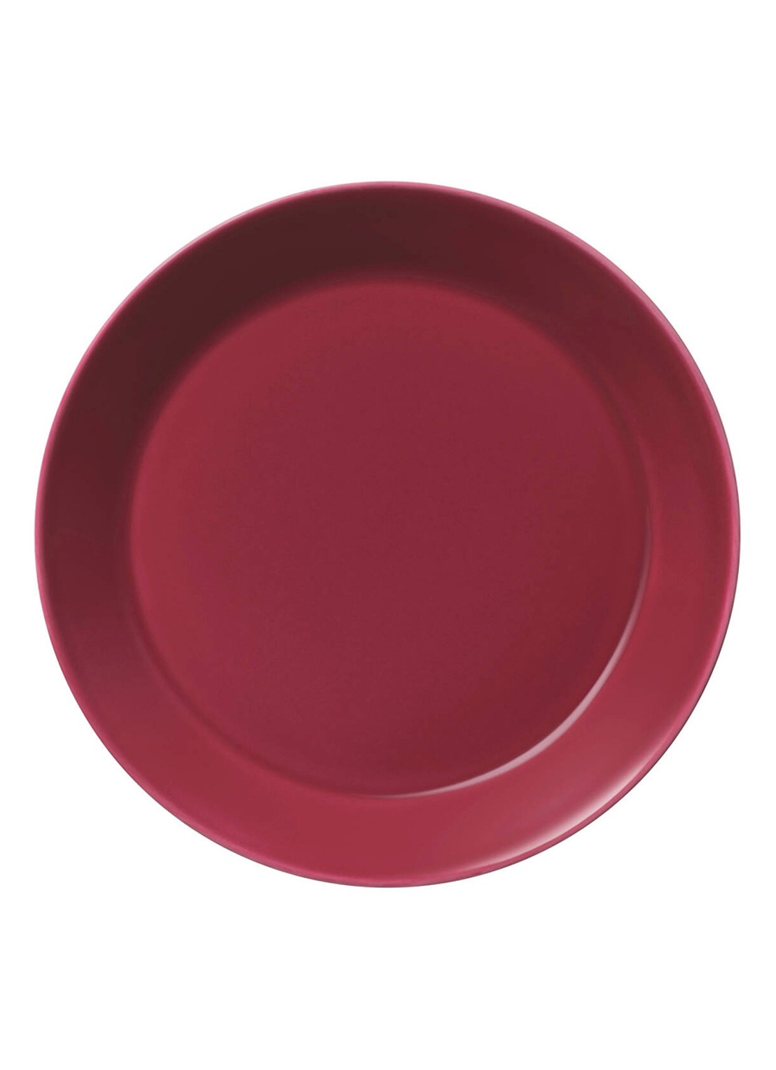 Iittala Teema ontbijtbord 21 cm  - voorkant kersenrood