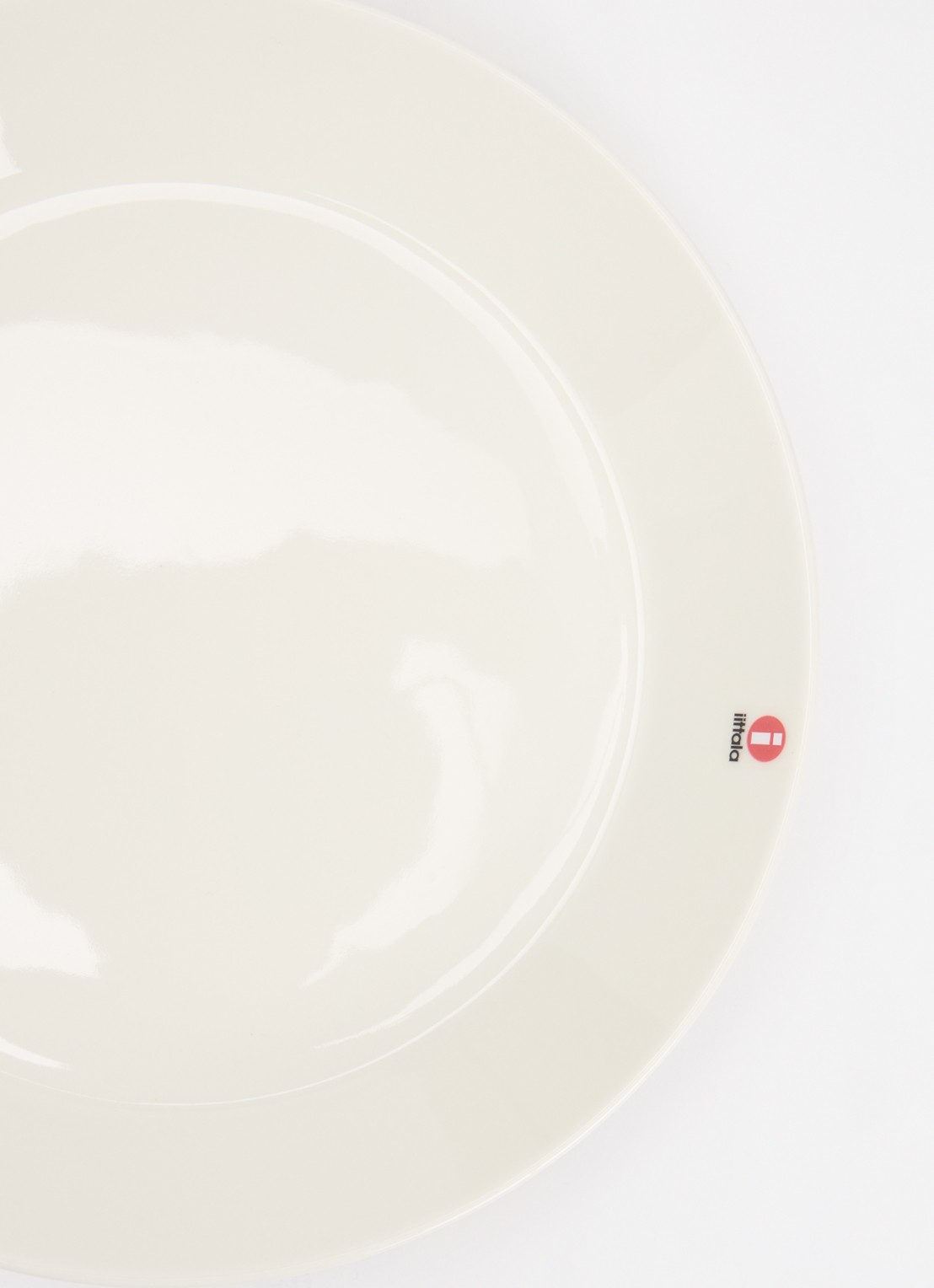 Iittala Teema plate 21cm white 4pcs - detail 3 gebroken wit