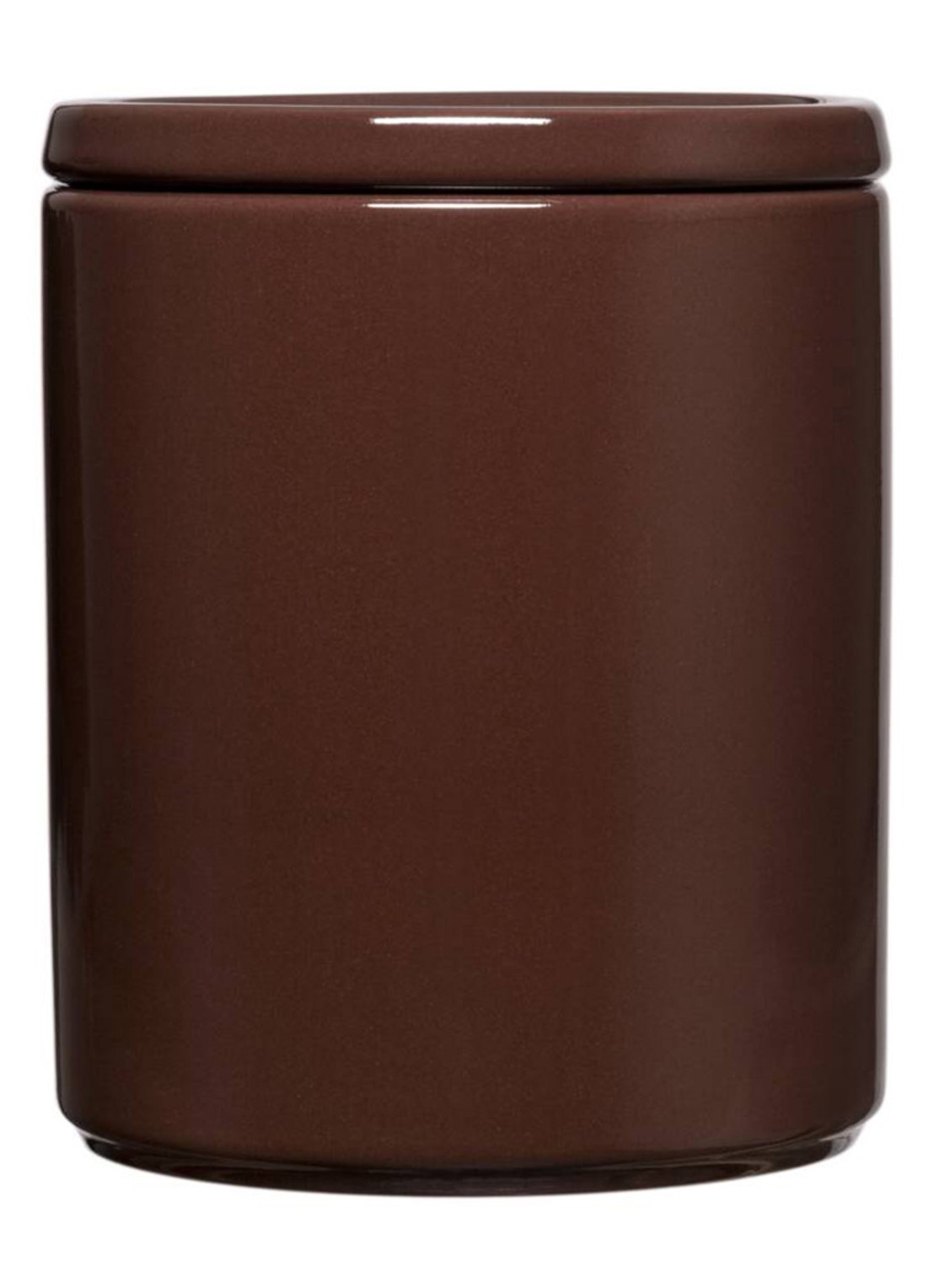 Iittala Teema voorraadpot 60 cl - voorkant donkerbruin