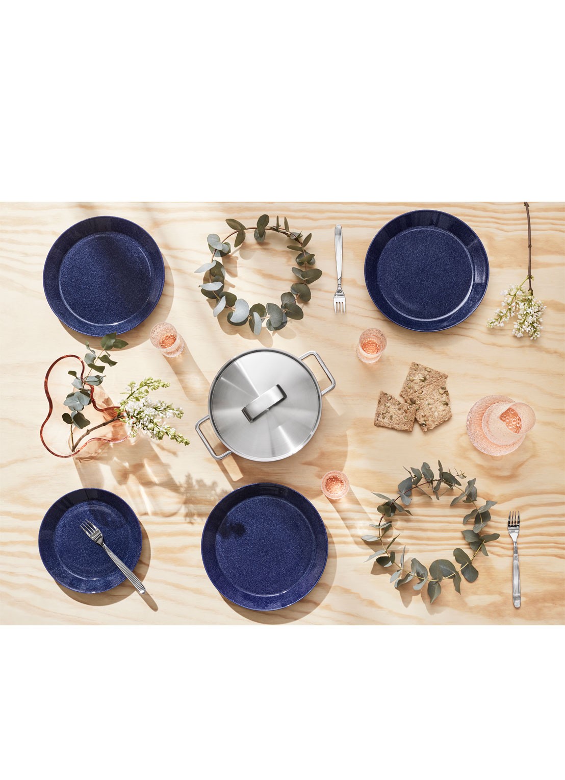 Iittala Tools kookpan met deksel Ø18 cm - voorkant 2 zilver