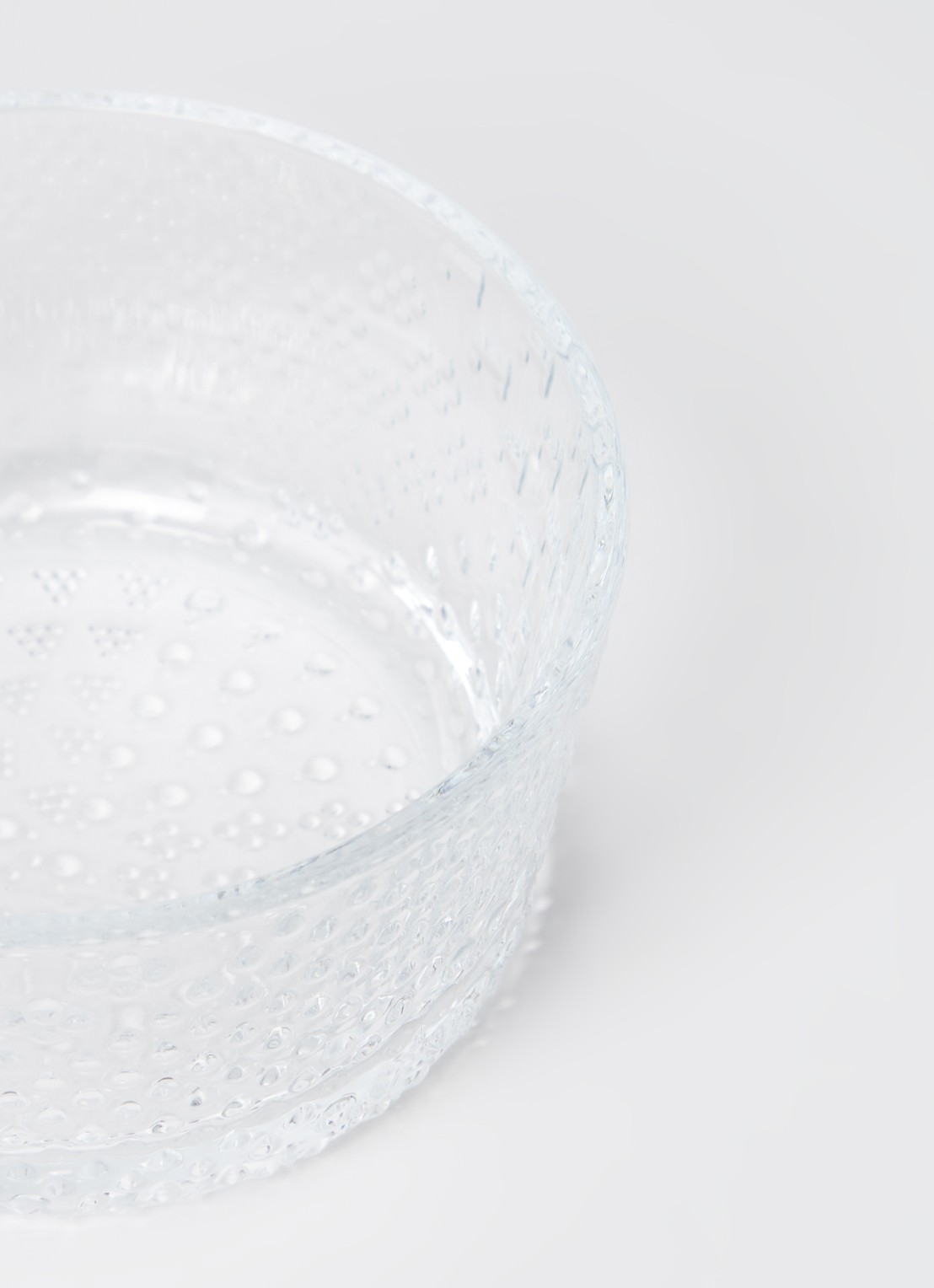 Iittala Tundra bowl 25cl clear - voorkant 2 transparant