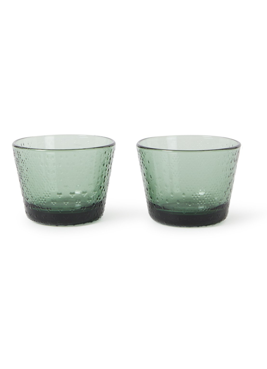 Iittala Tundra drinkglas 16 cl set van 2 - voorkant groen
