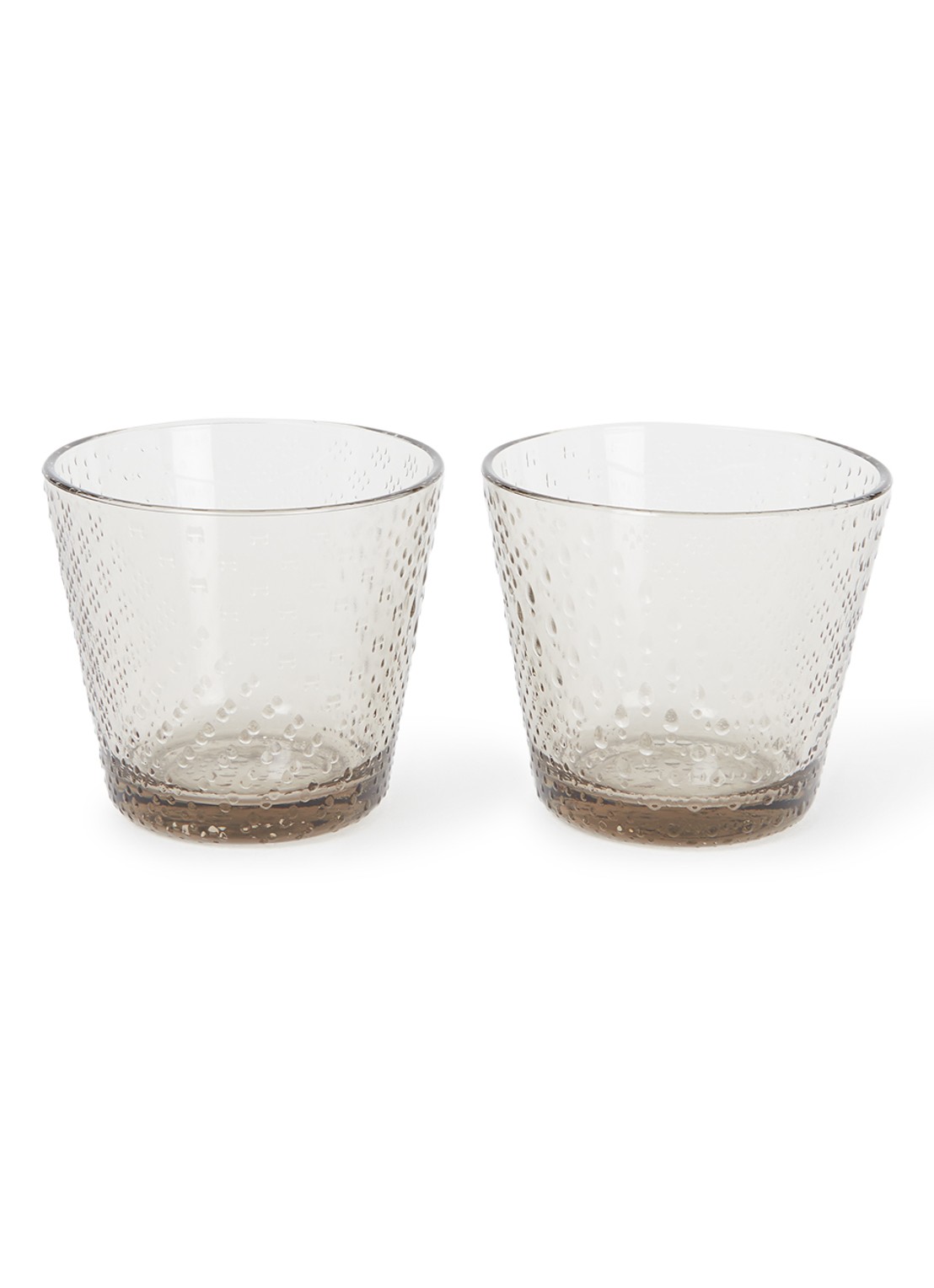 Iittala Tundra drinkglas 29 cl set van 2 - voorkant grijs