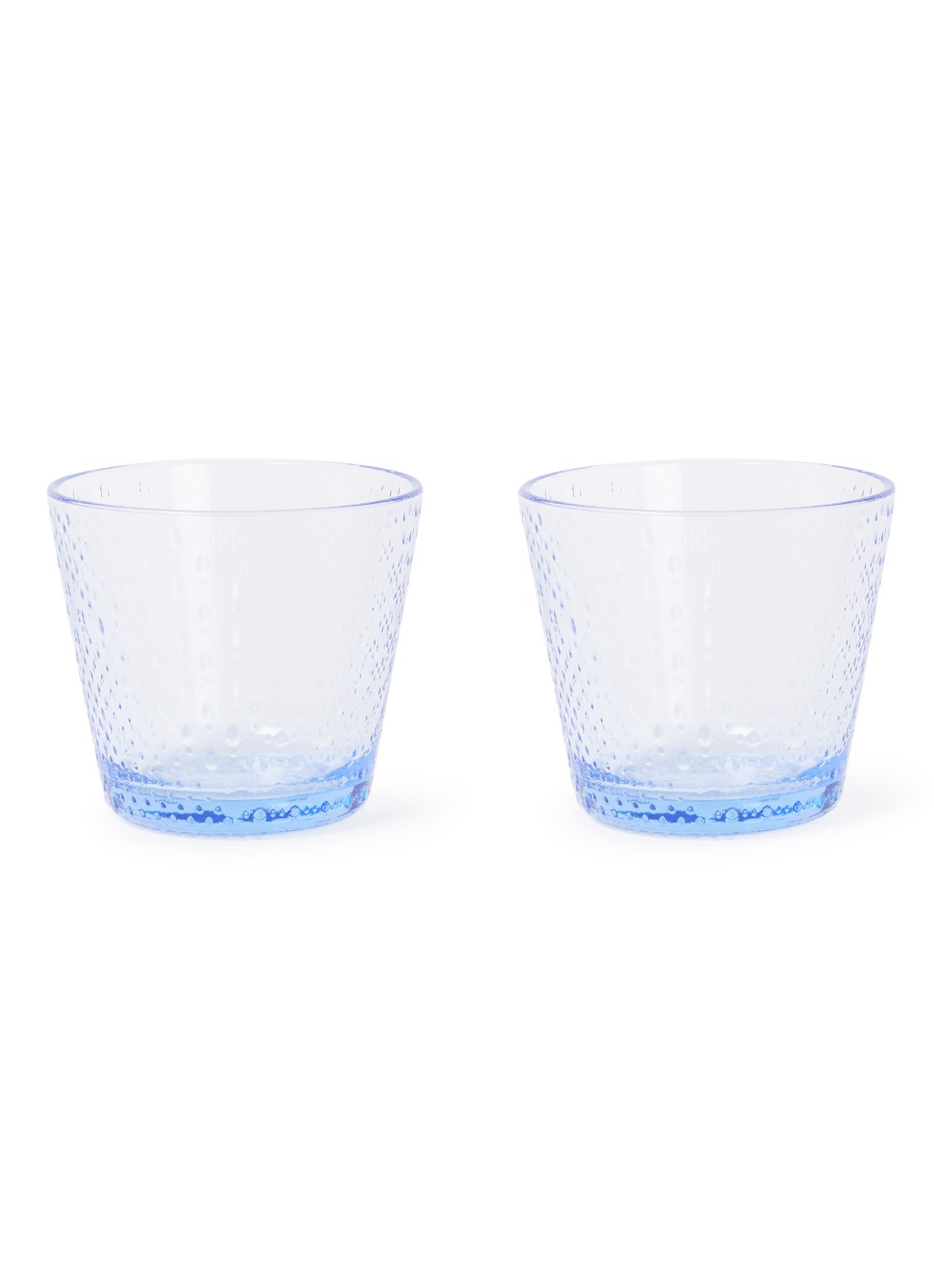 Iittala Tundra drinkglas 29 cl set van 2 - voorkant lichtblauw