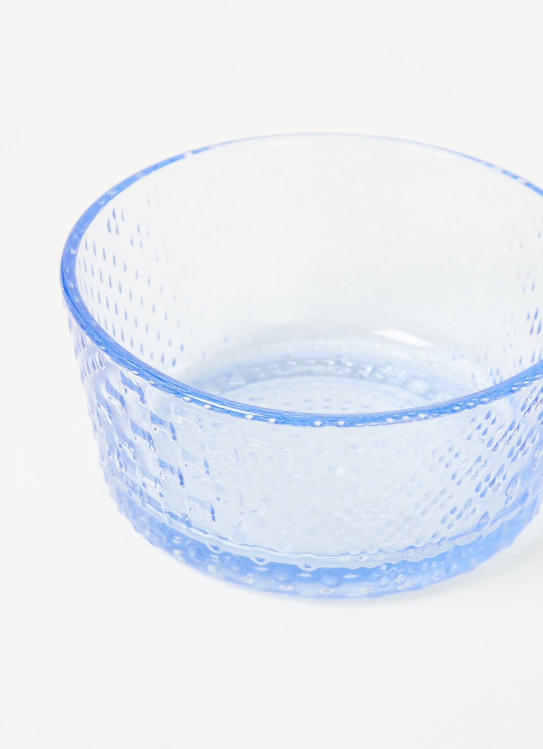 Iittala Tundra kom 10 cm - voorkant 2 aquablauw