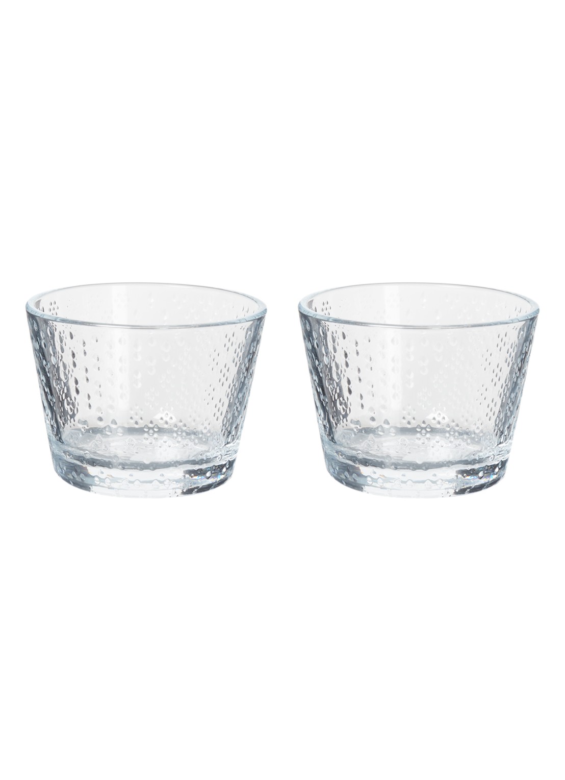 Iittala Tundra tumbler 16cl clear 2pc - voorkant transparant