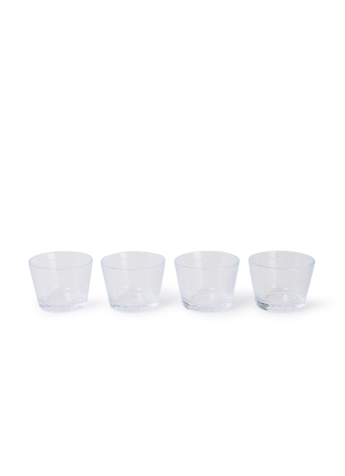Iittala Tundra tumbler drinkglas 16 cl set van 4 - voorkant transparant