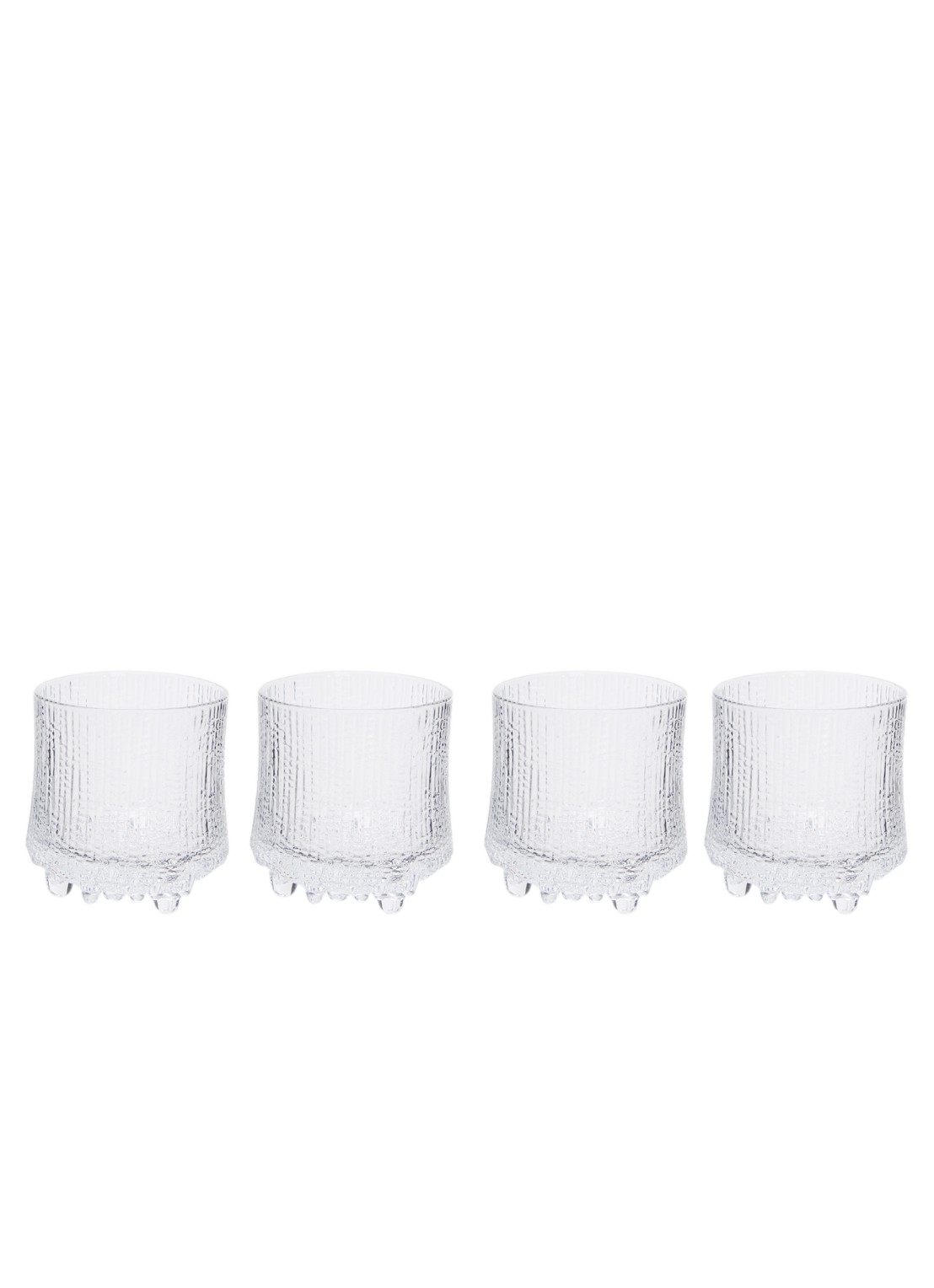 Iittala Ultima Thule drinkglas 28 cl set van 4 - voorkant transparant