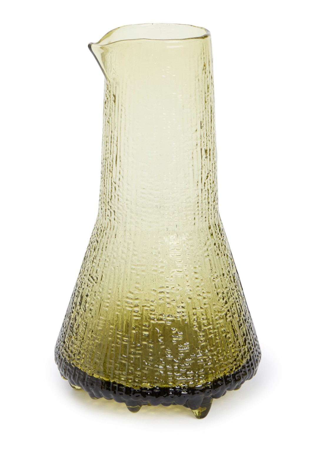 Iittala Ultima Thule karaf 50 cl - voorkant mosgroen
