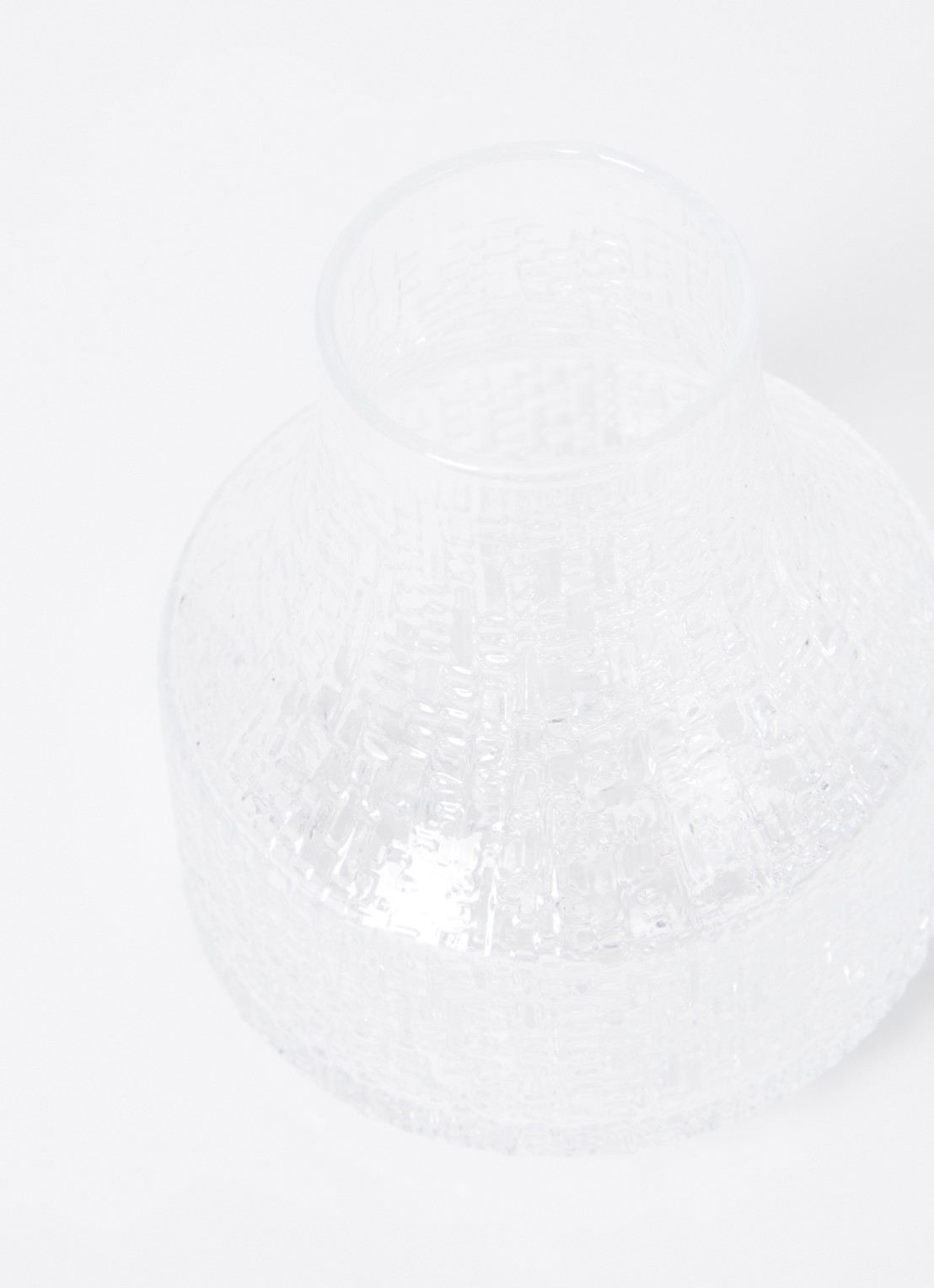 Iittala Ultima Thule vaas 9,7 cm - voorkant 2 transparant