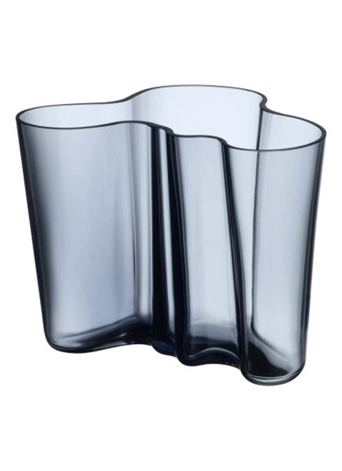 iittala Vaas 16 cm - voorkant 2 donkerblauw