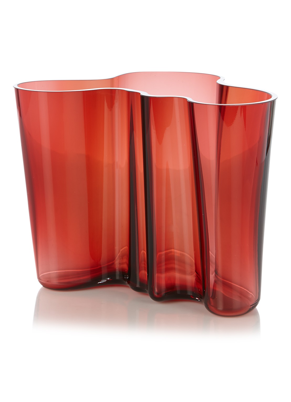 Iittala Vaas 16 cm - voorkant rood