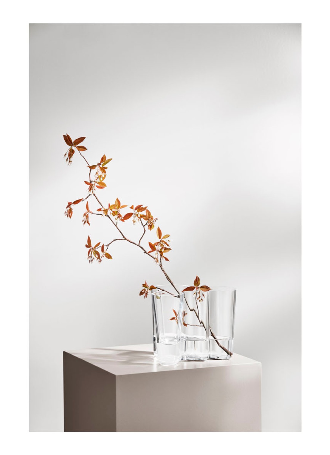 Iittala Vaas helder 16 cm - detail 2 transparant