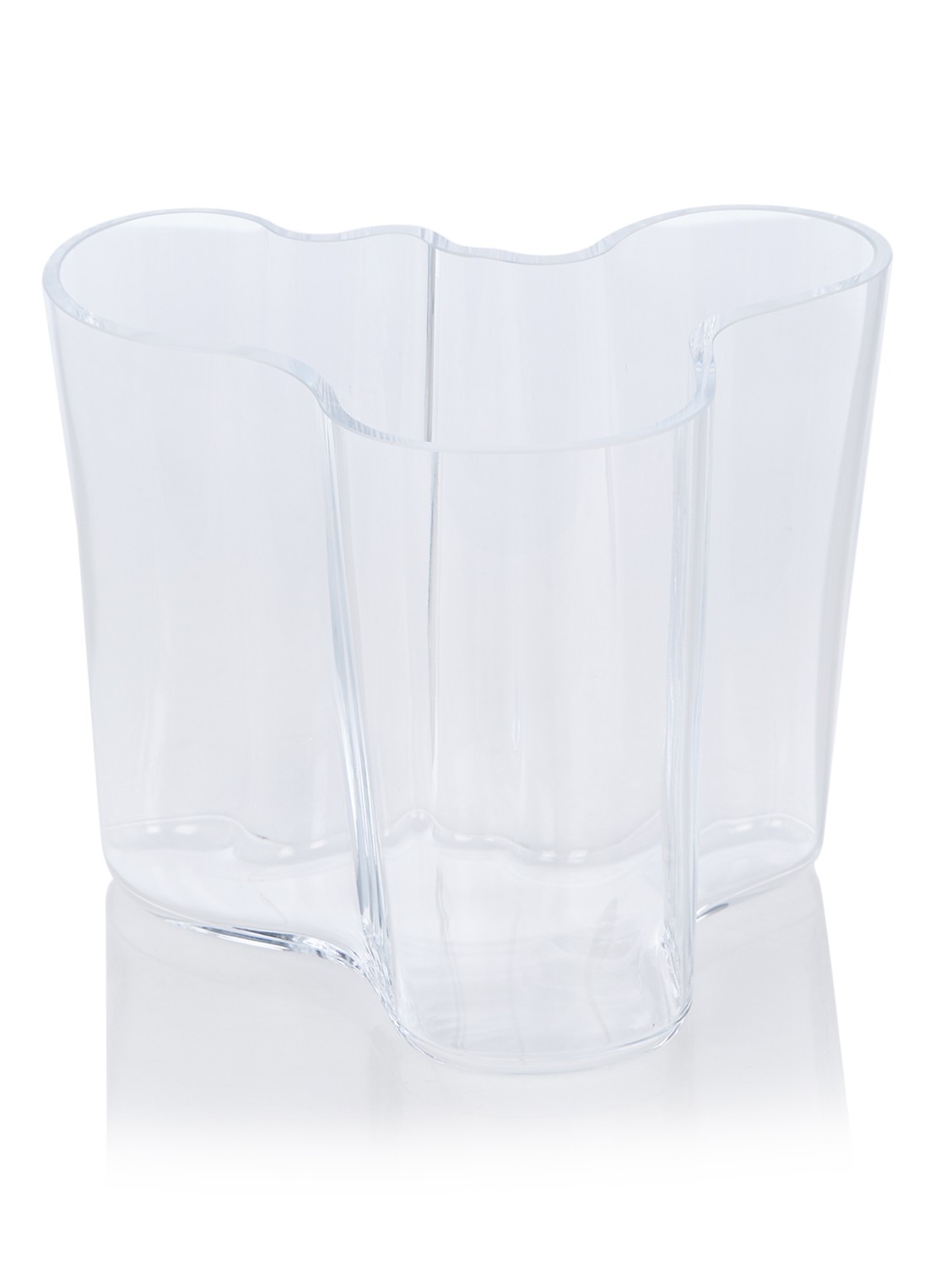 Iittala Vaas helder 16 cm - voorkant 6 transparant