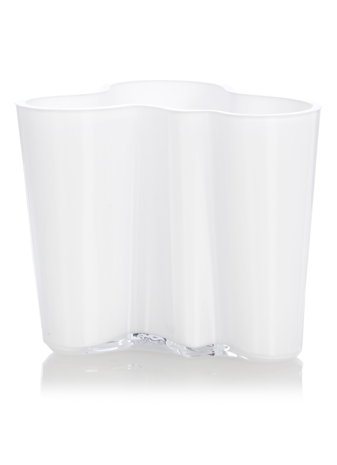 Iittala Vaas opaal 10 cm - voorkant 3 wit