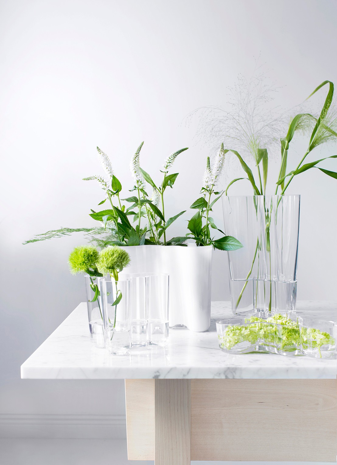 Iittala Vaas opaal 10 cm - voorkant 4 wit