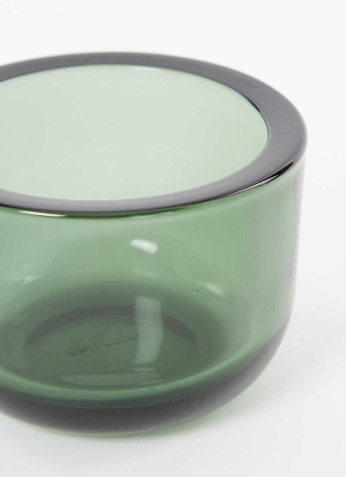 Iittala Valkea waxinelichthouder 6 cm - voorkant 2 groen
