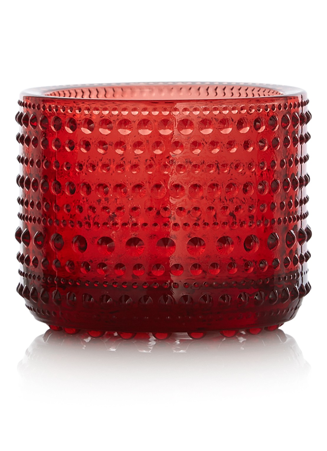 Iittala Waxinelichthouder 6 cm - voorkant 2 rood