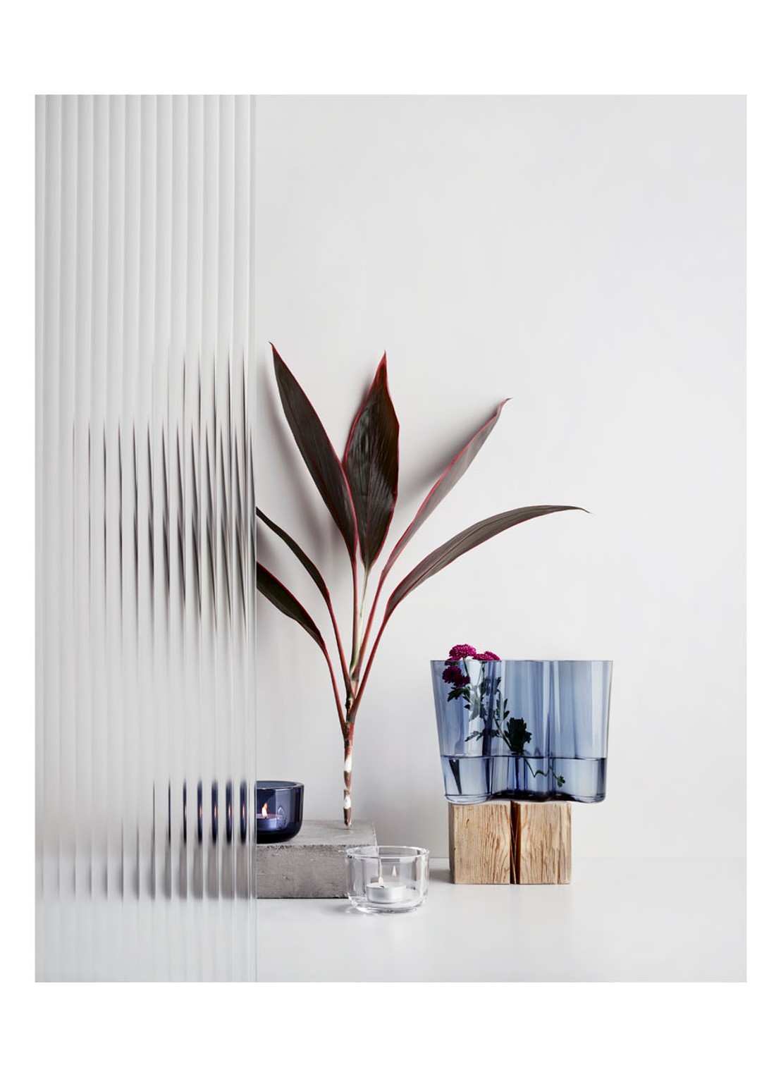 Iittala Waxinelichthouder 6 cm - voorkant 2 transparant