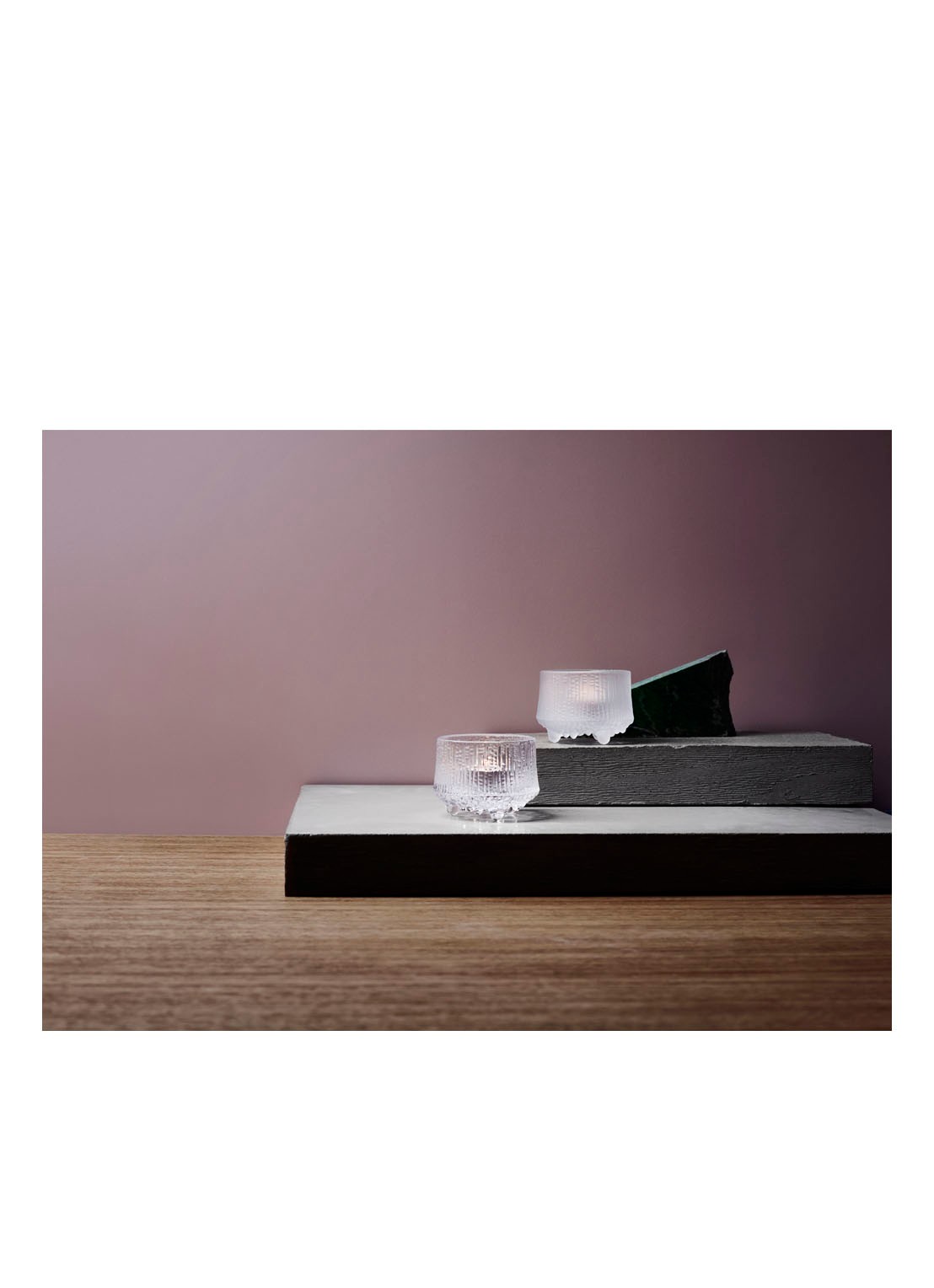 Iittala Waxinelichthouder 7 cm - detail transparant