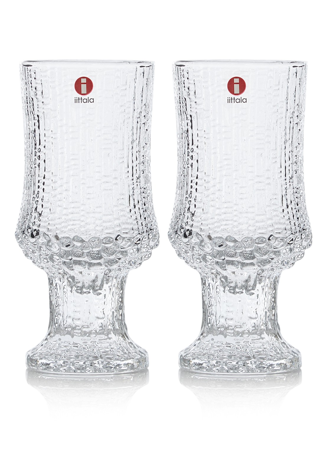 Iittala Witte wijnglas 16 cl set van 2 - voorkant transparant
