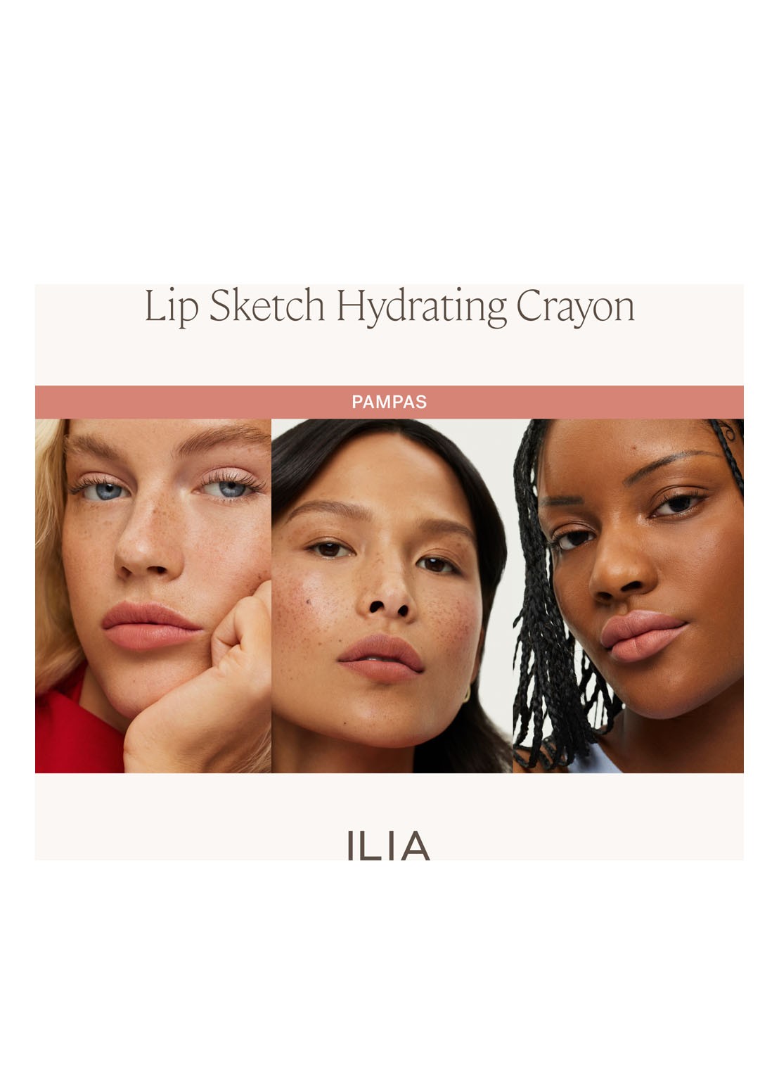 ILIA Beauty Lip Sketch Hydrating Crayon - lipstick - detail 5 pampas