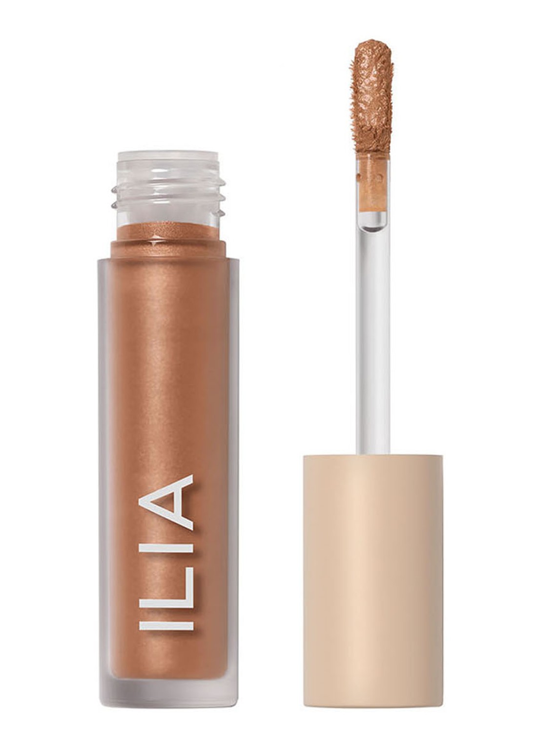 ILIA Beauty Liquid Powder Matte Eye Tint - oogschaduw  - voorkant 2 burnish