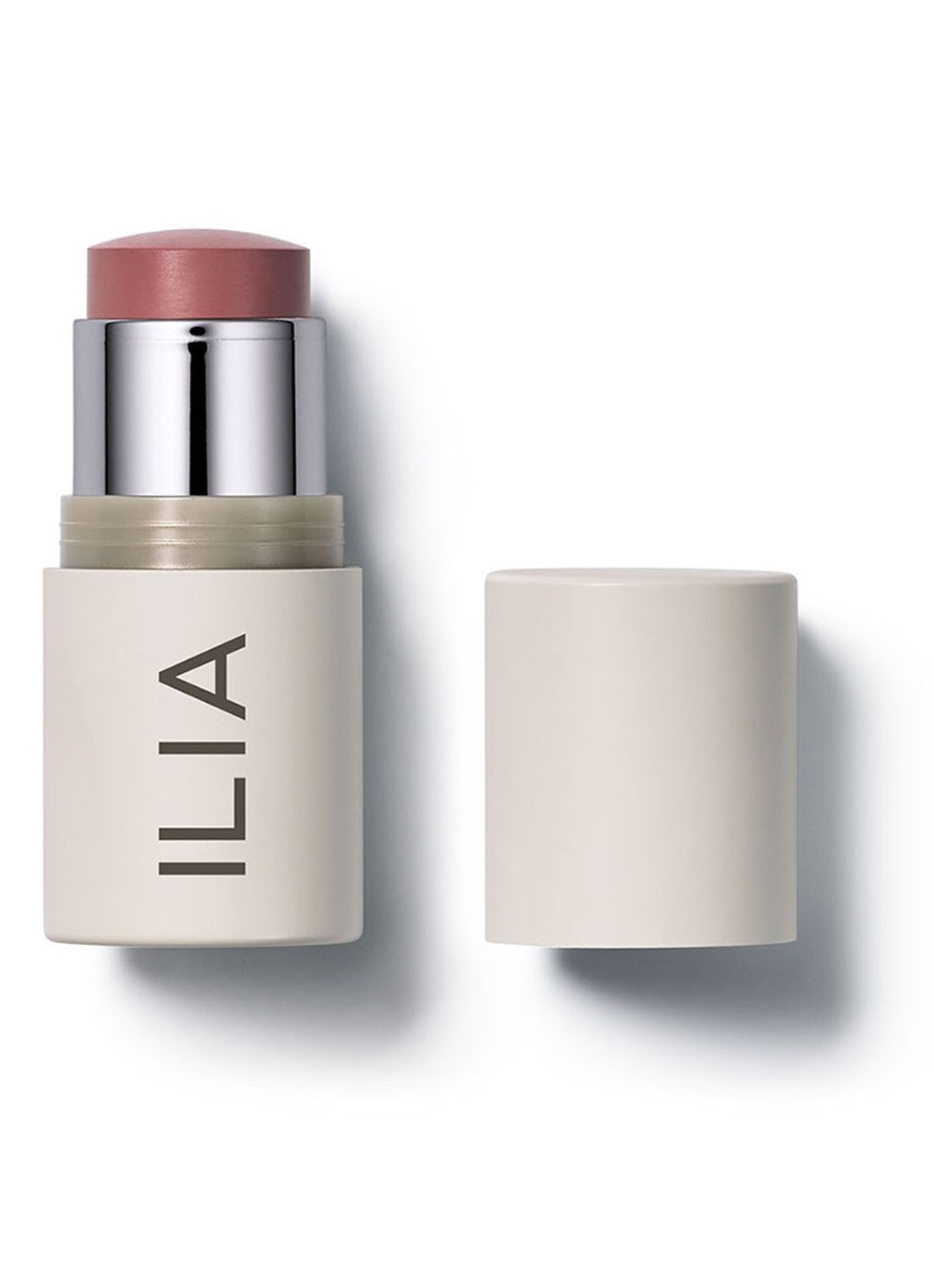 ILIA Beauty Multi-stick & Illuminator - 2-in-1 blush & liptint - voorkant at last (dusty rose)