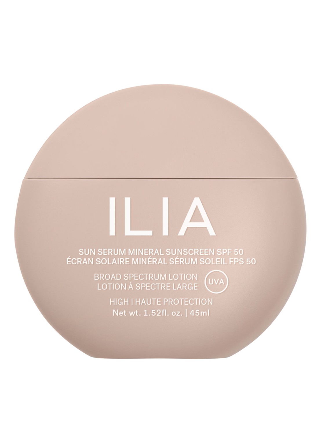 ILIA Beauty Sun Serum Mineral Sunscreen SPF 50 - zonnebrand - voorkant light/medium