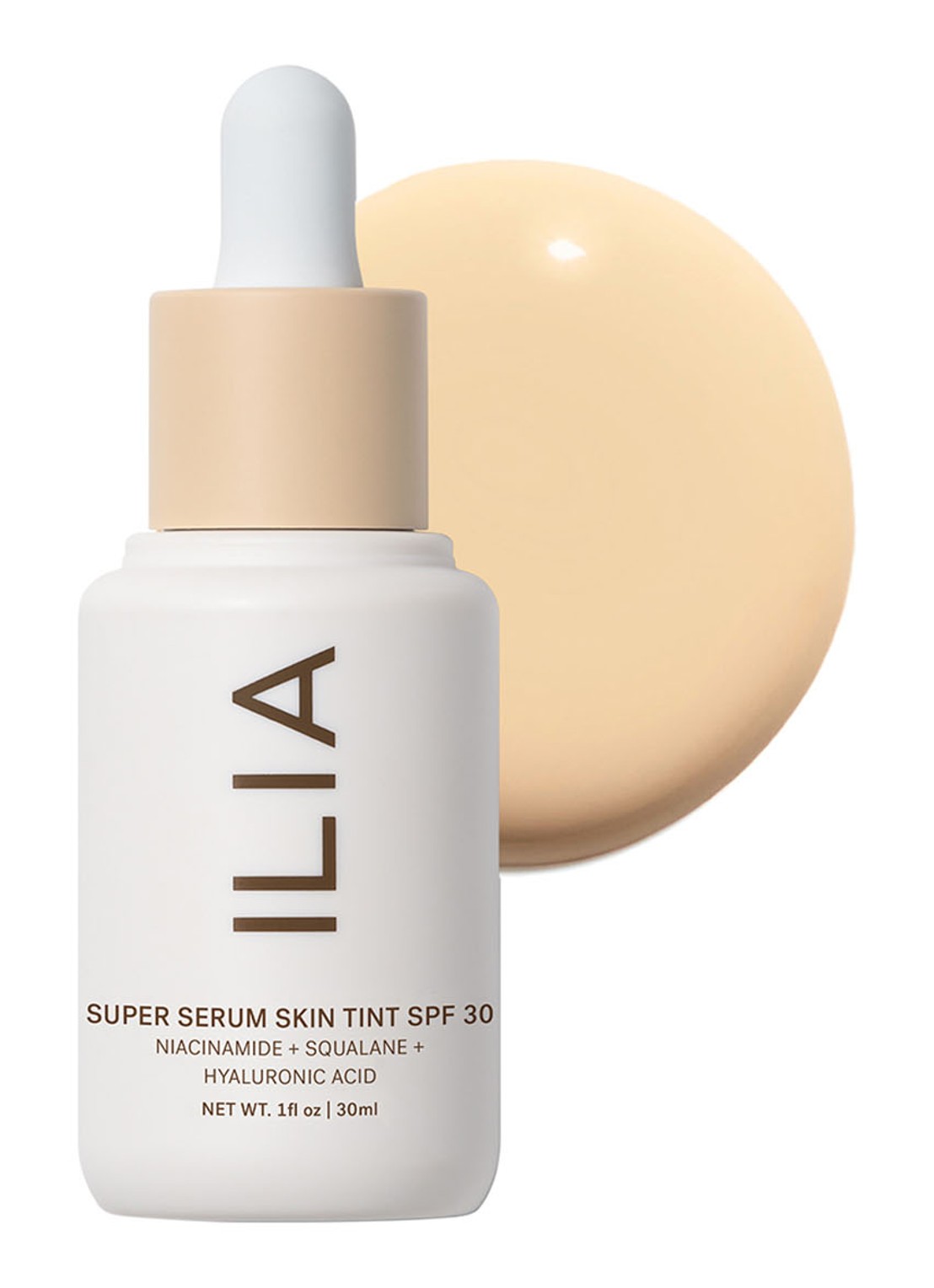 ILIA Beauty Super Serum Skin Tint Broad Spectrum SPF30 - getint serum - voorkant tulum - st2