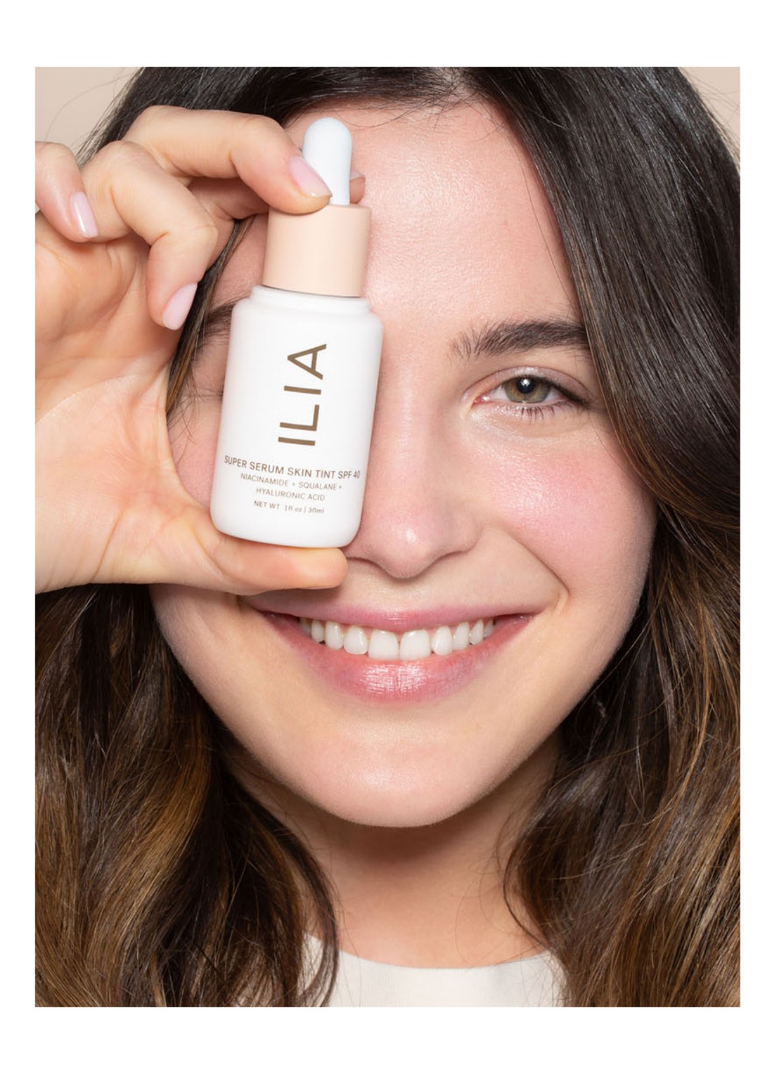 ILIA Beauty Super Serum Skin Tint Broad Spectrum SPF30 - getint serum - detail 6 balos - st3